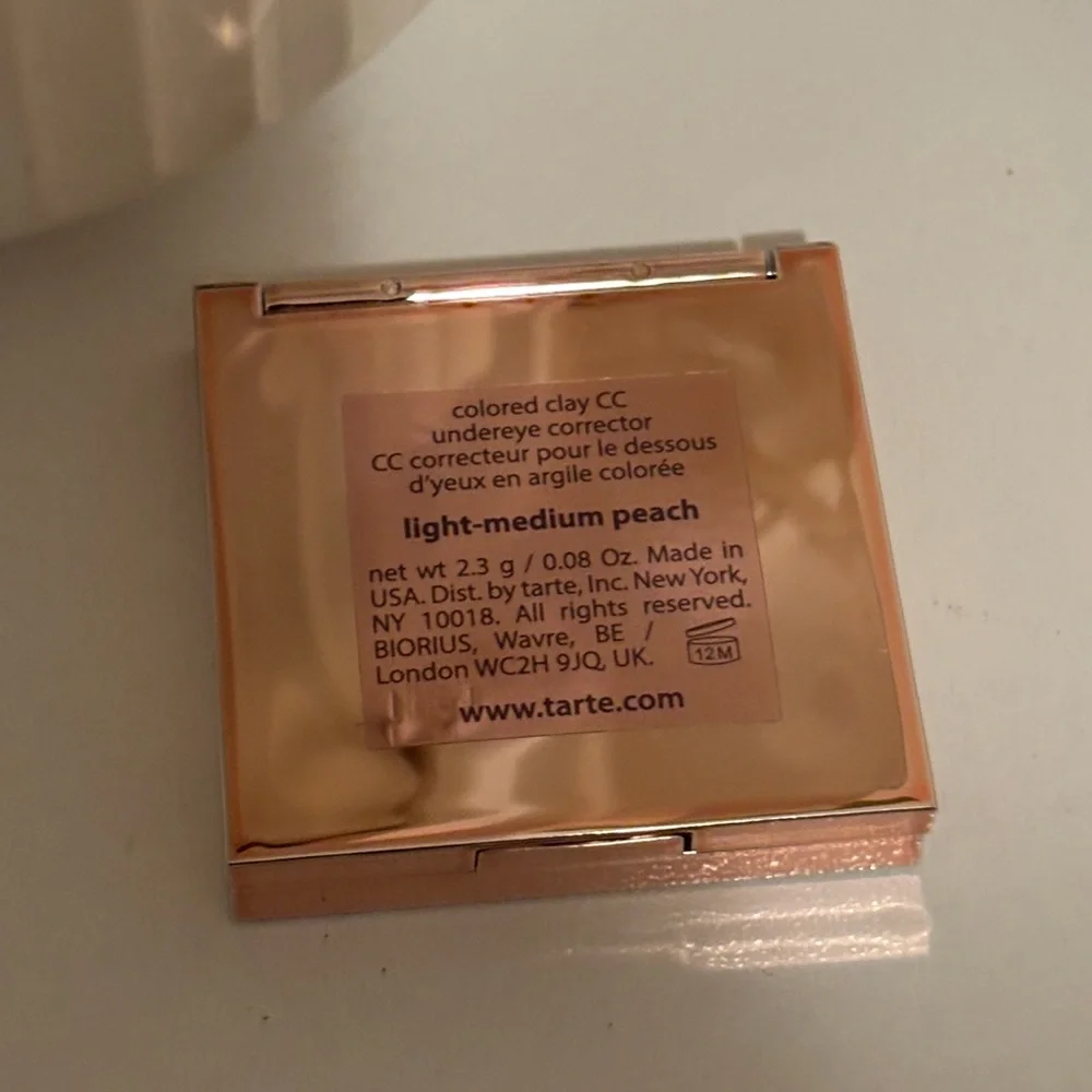 New new Tarte Dark Circle Defense Concealer - Peach NWT - Picture 3 of 5